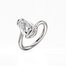 Fusion Drop Engagement Ring