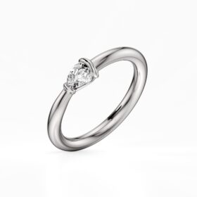 Fusion Drop Wedding Band Men