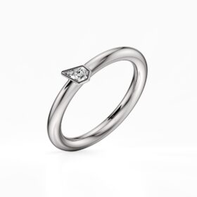 Wind Crush Wedding Band Men